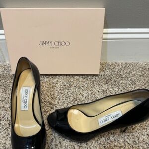 Jimmy Choo black heels pumps size 7
